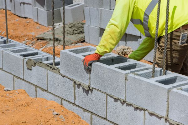 Concrete Blocks Installation in Strongsville
