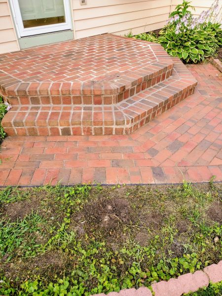 Brick Stoop Repair in Strongsville